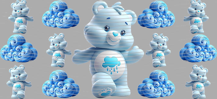 16oz Care Bears-Be-111